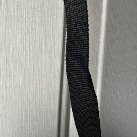 Dreams Black Canvas print Unicorn front adjustable strap Crossbody Bag. - Picture 10 of 12